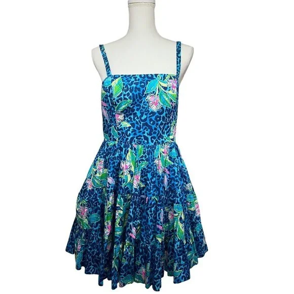 lilly pulitzer green and blue dress Lilly Pulitzer Bingley Dress